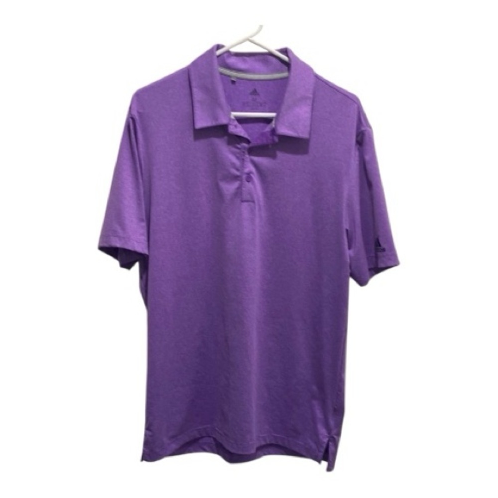 Adidas Men's Purple Golf Polo Shirt Size Medium